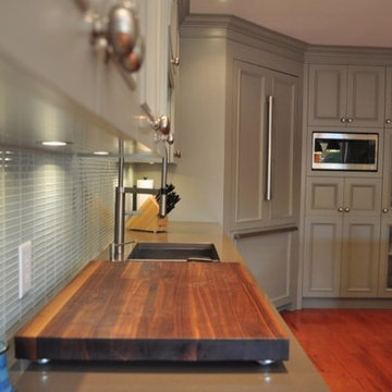 Residential Grey Kitchen