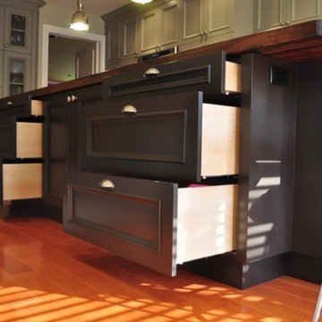 Residential Grey Kitchen