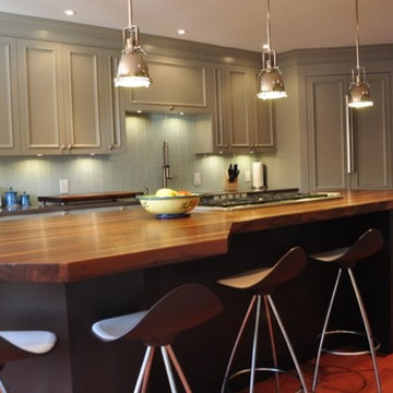 Residential Grey Kitchen
