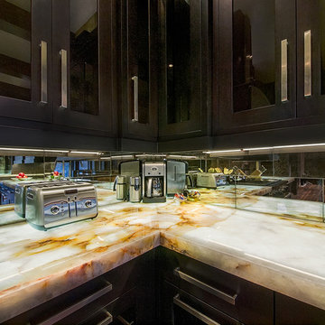Residential Kitchen in Vail, Colorado Illuminated