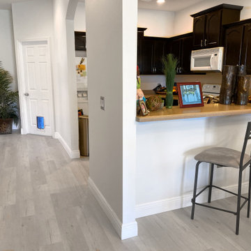 Residential | LVP Quincy Oaks & Tile Slate White