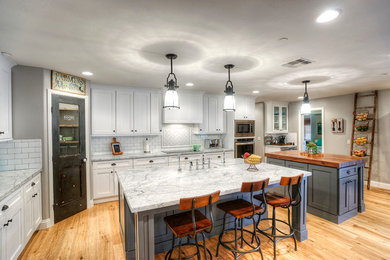 Example of a cottage kitchen design in Phoenix
