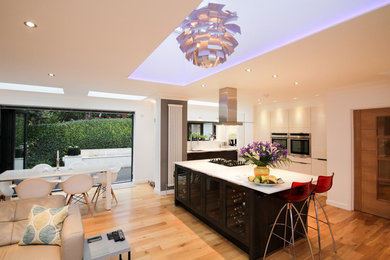 Photo of a contemporary kitchen in Sussex.