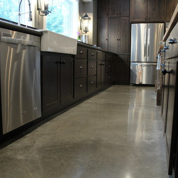 Residential Satin Sheen Polished Concrete