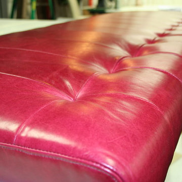 Restaurant Italian Leather Bench