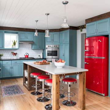 Retro and Reclaimed Modern Kitchen