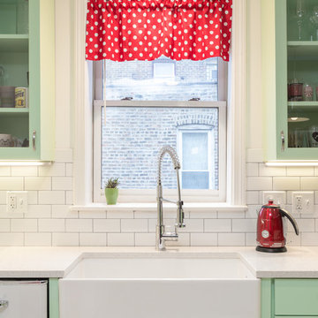 Retro Kitchen Remodel in Humboldt Park Chicago