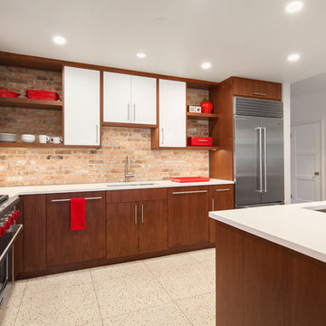 Retro, Mid Century Modern Kitchen Remodel