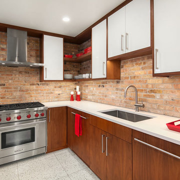 Retro, Mid Century Modern Kitchen Remodel