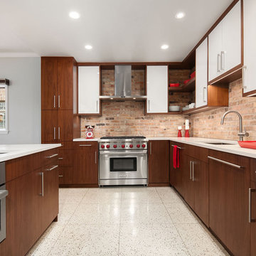 Retro, Mid Century Modern Kitchen Remodel