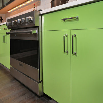 Retro Modern Kitchen Design - Vail Colorado