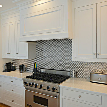 Ridgefield CT Modern Inset Classic White Kitchen Remodel