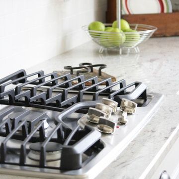 River White Granite Kitchen