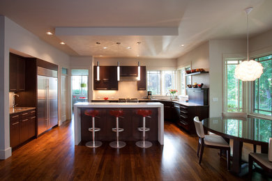 Contemporary kitchen in Boise.