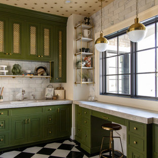 75 Beautiful Wallpaper Ceiling Kitchen Pictures Ideas September 21 Houzz