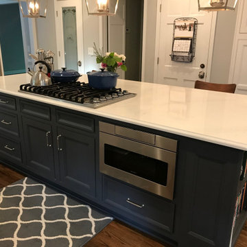 Roswell Navy Kitchen Remodel