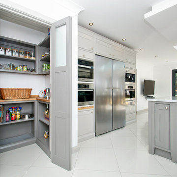 Ruislip, HA4 bespoke handmade kitchen and walk in-pantry