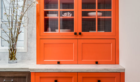 7 Rooms That Fall for Orange