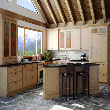 Rustic Arts and Crafts Kitchen