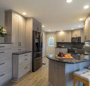 Unique Kitchen Designs: Bar Area with White Cabinets, Merrimack NH - Dream  Kitchens