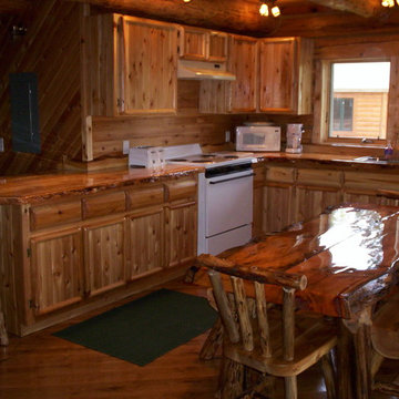 Rustic Cedar Kitchen