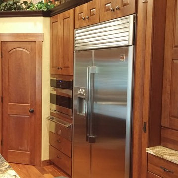 Rustic Cherry Kitchen By Wyoming Building Supply