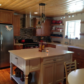 Rustic Chic Cabin Kitchen and Bath