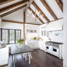 Kitchens with beams