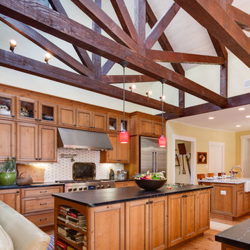 Rustic Elegant Knotty Alder Kitchen