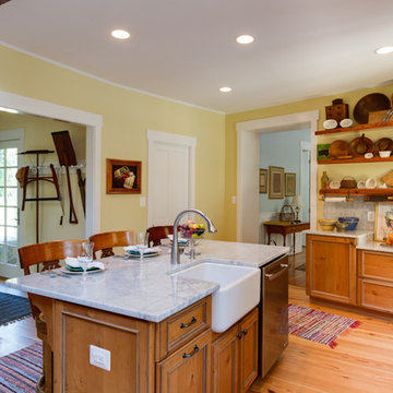 Rustic Elegant Knotty Alder Kitchen
