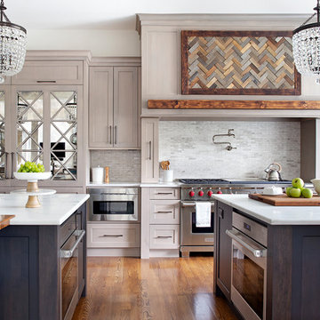 Rustic Glam Upper Makefield Kitchen