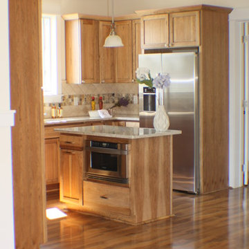 Rustic hickory kitchen
