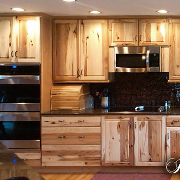 Rustic Hickory with Dual Wall Ovens