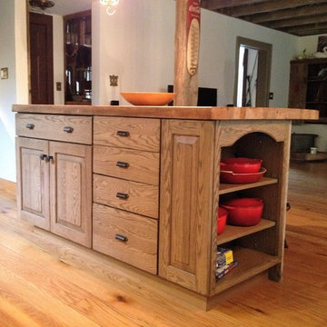 Rustic Kitchen Design by our designer April Leisey