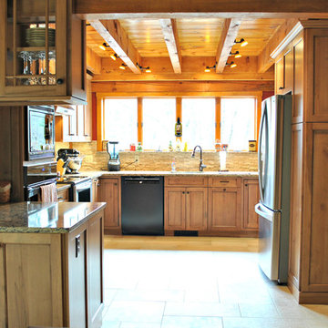 Rustic Kitchen Remodel in Princeton, MA