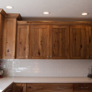 Stained Hickory Cabinets Houzz