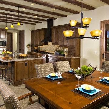 Rustic Ranch Homes Kitchen