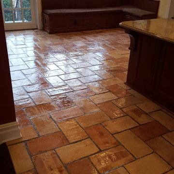 Rustic Terracotta Tile with High Gloss Finish