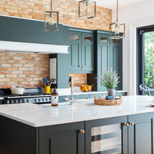 Kitchen Tour: Dark Green Units Add Elegance to a Welcoming Space