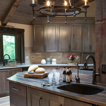 Rustic Wood Kitchen Renovation St. Louis, MO