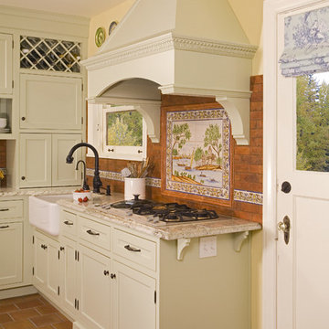Sage Green Inset Door Kitchen