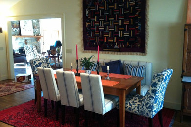 This is an example of a medium sized classic kitchen/dining room in Other.