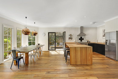 Inspiration for a transitional kitchen remodel in Melbourne