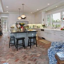 Brick kitchen floors