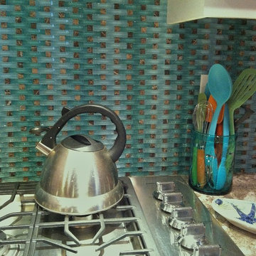 San Diego Ca Kitchen Remodel woven back splash