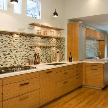 San Francisco Castro Area Victorian Home Modern Kitchen
