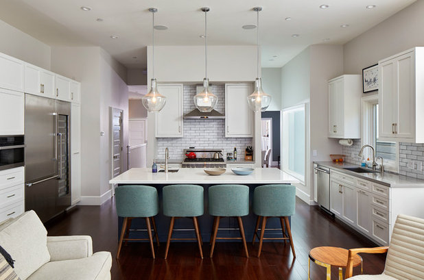 Transitional Kitchen by Lorin Hill, Architect