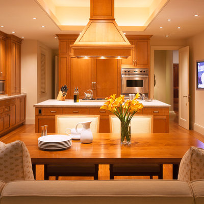 Inspiration for a contemporary open concept kitchen remodel in San Francisco