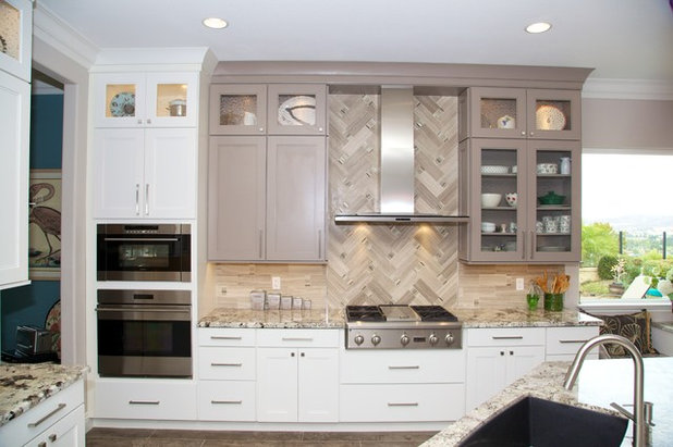 Transitional Kitchen by Spaces Renewed