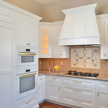 Kitchen Remodel with White Precision Inset Cabinetry